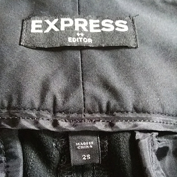 Express Pin-striped Dress Pants Size 2 short - Picture 2 of 4